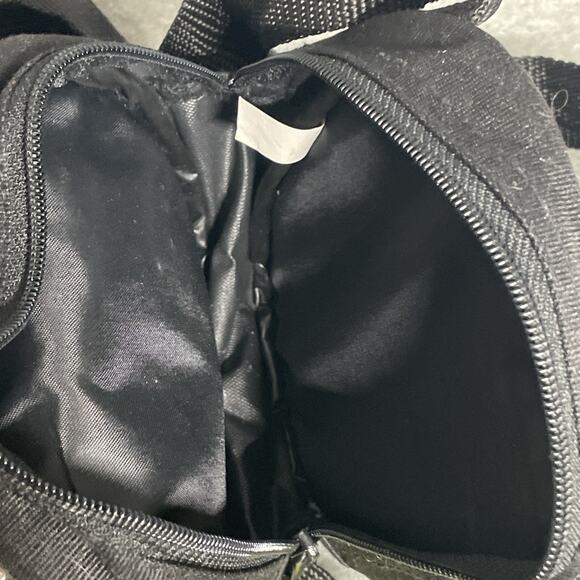 Vtg Trailmaker Fanny Pack Hip Bag Black w/Water Bottle Holder 90s Aztec Gorpcore - Picture 5 of 6